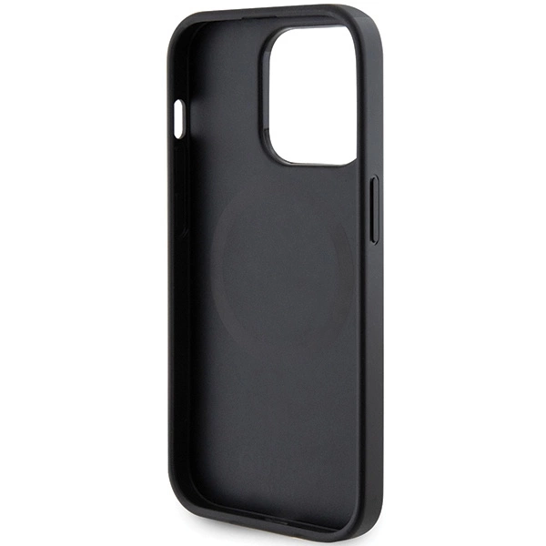 Guess GUHMP14XPSAHMCK case for iPhone 14 Pro Max 6.7" - black Saffiano MagSafeeng