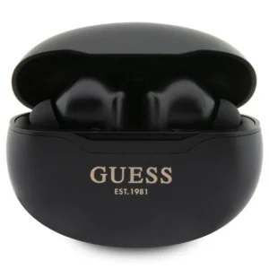 Guess GUTWST50EK TWS Bluetooth headphones + docking station - black Classic ESTeng