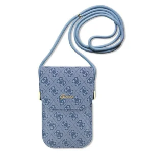 Guess GUOWBP4SNSB handbag - blue 4G Metal Script Logoeng