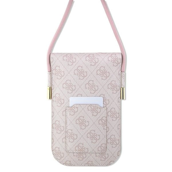 Guess handbag GUOWBP4SNSP - pink 4G Metal Script Logoeng