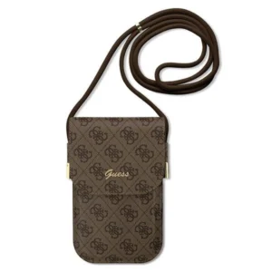 Guess 4G Metal Script Logo handbag - browneng