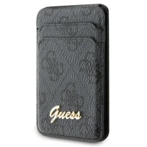 Guess Wallet Card Slot Stand GUWMSHG4SHK case - black MagSafe 4G Classic Logoeng