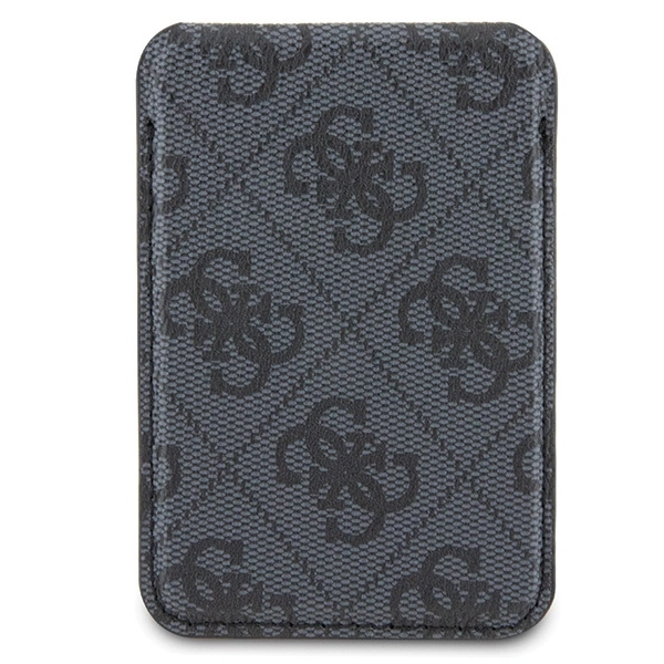 Guess Wallet Card Slot Stand GUWMSHG4SHK case - black MagSafe 4G Classic Logoeng