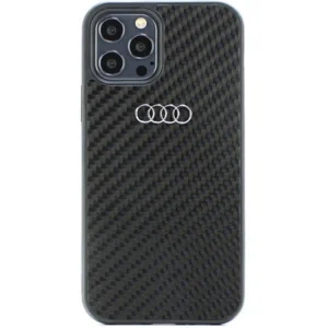 Audi Carbon Fiber iPhone 12/12 Pro 6.1" black/black hardcase AU-TPUPCIP12P-R8/D2-BKeng
