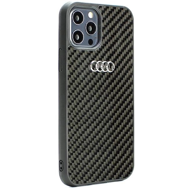 Audi Carbon Fiber iPhone 12/12 Pro 6.1" black/black hardcase AU-TPUPCIP12P-R8/D2-BKeng