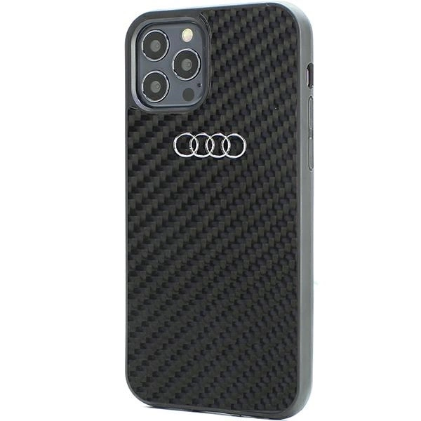 Audi Carbon Fiber iPhone 12/12 Pro 6.1" black/black hardcase AU-TPUPCIP12P-R8/D2-BKeng