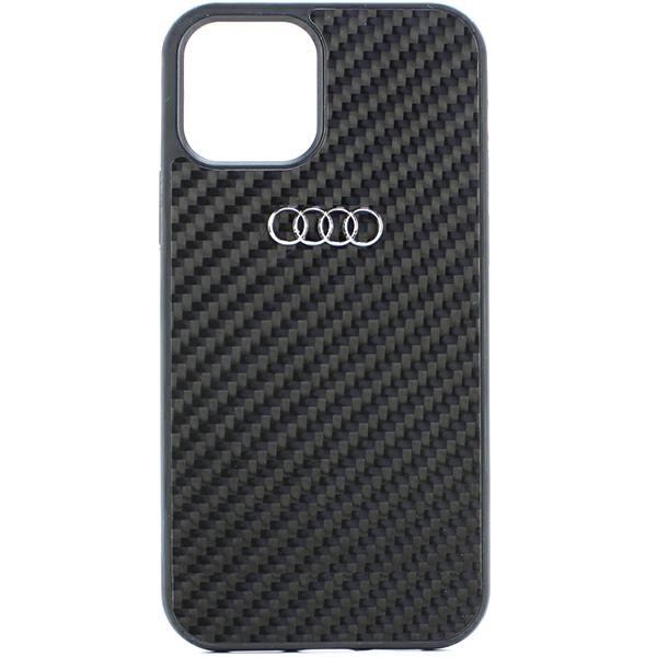 Audi Carbon Fiber iPhone 12/12 Pro 6.1" black/black hardcase AU-TPUPCIP12P-R8/D2-BKeng