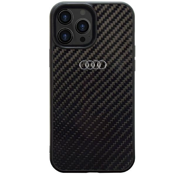 Audi Carbon Fiber iPhone 13 Pro / 13 6.1" black/black hardcase AU-TPUPCIP13P-R8/D2-BKeng