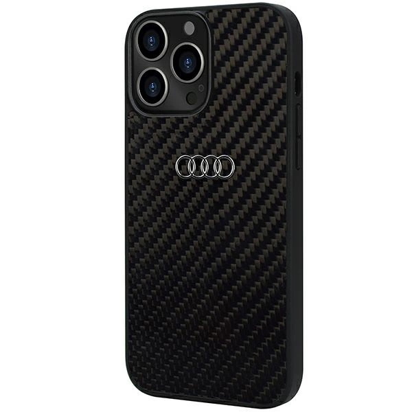 Audi Carbon Fiber iPhone 13 Pro / 13 6.1" black/black hardcase AU-TPUPCIP13P-R8/D2-BKeng