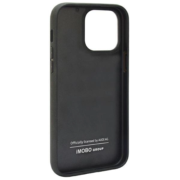 Audi Carbon Fiber Stripe iPhone 14 Pro Max 6.7" black/black hardcase AUS-TPUPCIP14PM-R8/D1-BKeng