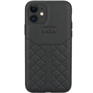 Audi Genuine Leather iPhone 11 / Xr 6.1" black/black hardcase AU-TPUPCIP11R-Q8/D1-BKeng