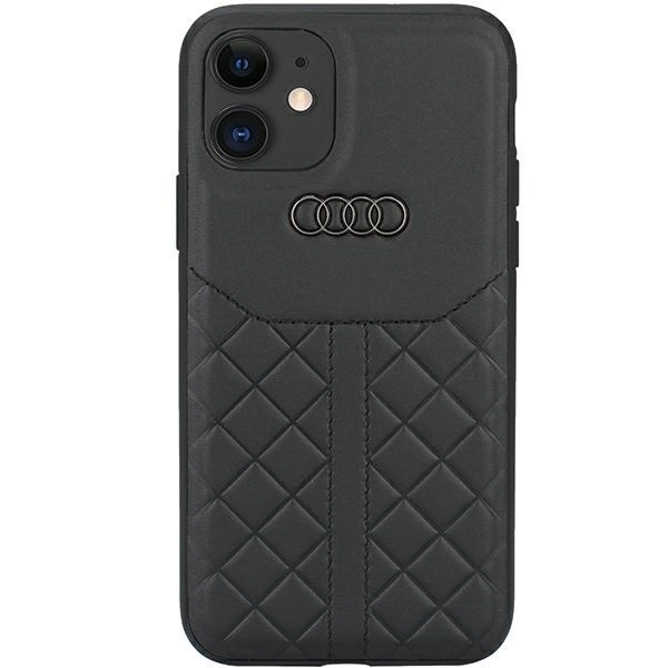 Audi Genuine Leather iPhone 11 / Xr 6.1" black/black hardcase AU-TPUPCIP11R-Q8/D1-BKeng