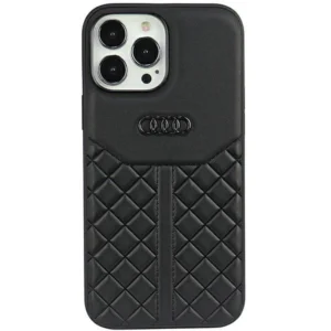 Audi Genuine Leather iPhone 13 Pro Max 6.7" black/black hardcase AU-TPUPPCIP13PM-Q8/D1-BKeng