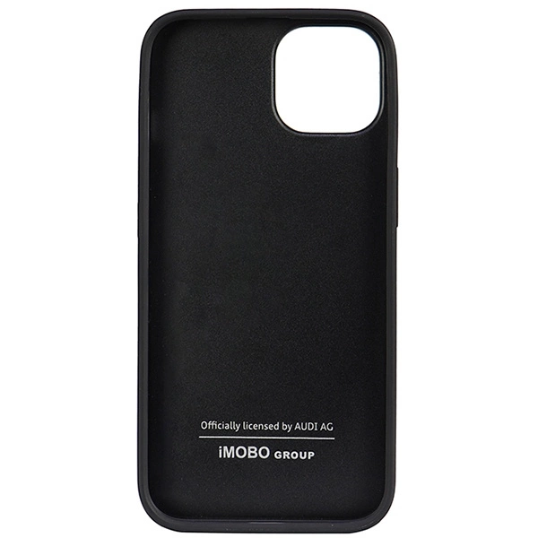 Audi Genuine Leather iPhone 14 6.1" black/black hardcase AU-TPUPPCIP14-Q8/D1-BKeng