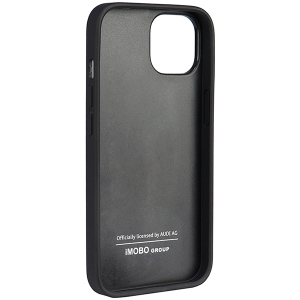 Audi Genuine Leather iPhone 14 6.1" black/black hardcase AU-TPUPPCIP14-Q8/D1-BKeng