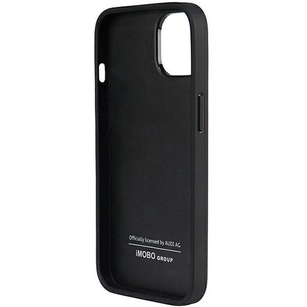 Audi Genuine Leather iPhone 14 6.1" black/black hardcase AU-TPUPPCIP14-Q8/D1-BKeng