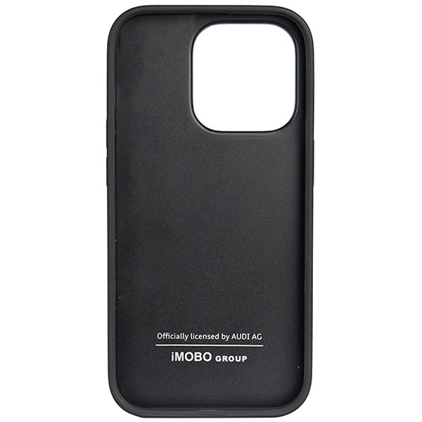 Audi Genuine Leather iPhone 14 Pro 6.1" black/black hardcase AU-TPUPPCIP14P-Q8/D1-BKeng