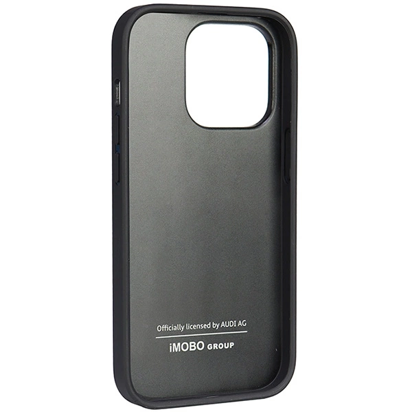 Audi Genuine Leather iPhone 14 Pro 6.1" black/black hardcase AU-TPUPPCIP14P-Q8/D1-BKeng