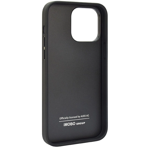 Audi Genuine Leather case for iPhone 14 Pro Max 6.7" - black AU-TPUPCIP14PM-Q8/D1-BKeng