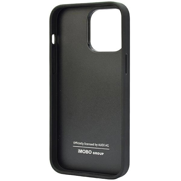 Audi Genuine Leather case for iPhone 14 Pro Max 6.7" - black AU-TPUPCIP14PM-Q8/D1-BKeng