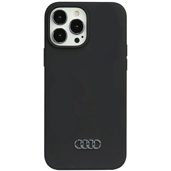 Audi Silicone Case iPhone 13 Pro Max 6.7" black/black hardcase AU-LSRIP13PM-Q3/D1-BKeng