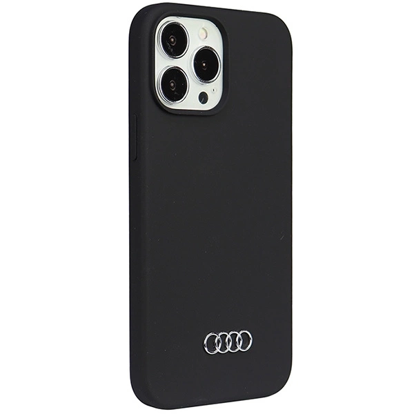 Audi Silicone Case iPhone 13 Pro Max 6.7" black/black hardcase AU-LSRIP13PM-Q3/D1-BKeng