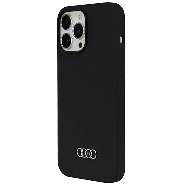 Audi Silicone Case iPhone 13 Pro Max 6.7" black/black hardcase AU-LSRIP13PM-Q3/D1-BKeng