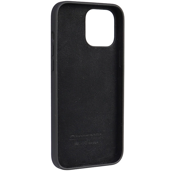Audi Silicone Case iPhone 13 Pro Max 6.7" black/black hardcase AU-LSRIP13PM-Q3/D1-BKeng