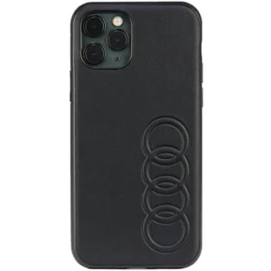 Audi Synthetic Leather iPhone 11 Pro 5.8" black/black hardcase AU-TPUPPCIP11-TT/D1-BKeng