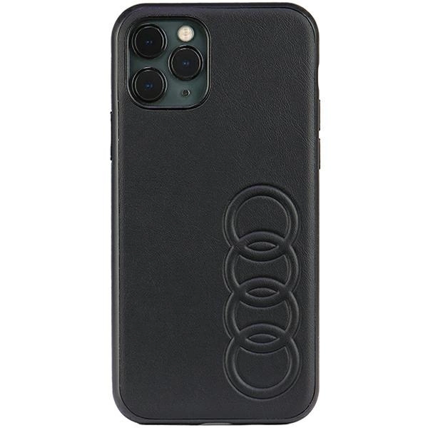 Audi Synthetic Leather iPhone 11 Pro 5.8" black/black hardcase AU-TPUPPCIP11-TT/D1-BKeng
