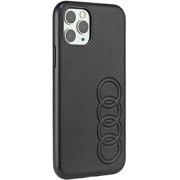 Audi Synthetic Leather iPhone 11 Pro 5.8" black/black hardcase AU-TPUPPCIP11-TT/D1-BKeng