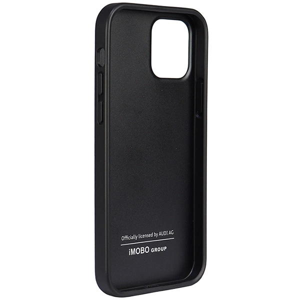 Audi Synthetic Leather iPhone 12/12 Pro 6.1" black/black hardcase AU-TPUPCIP12P-TT/D1-BKeng