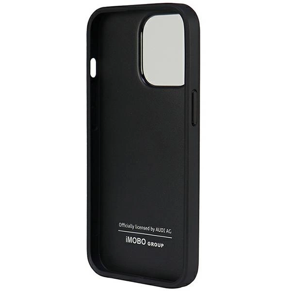 Audi Synthetic Leather iPhone 13 Pro / 13 6.1" black/black hardcase AU-TPUPCIP13P-TT/D1-BKeng