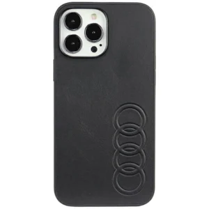 Audi Synthetic Leather iPhone 13 Pro Max 6.7" black/black hardcase AU-TPUPPCIP13PM-TT/D1-BKeng