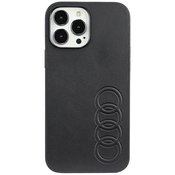 Audi Synthetic Leather iPhone 13 Pro Max 6.7" black/black hardcase AU-TPUPPCIP13PM-TT/D1-BKeng