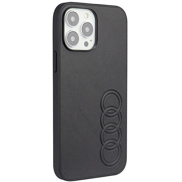 Audi Synthetic Leather iPhone 13 Pro Max 6.7" black/black hardcase AU-TPUPPCIP13PM-TT/D1-BKeng