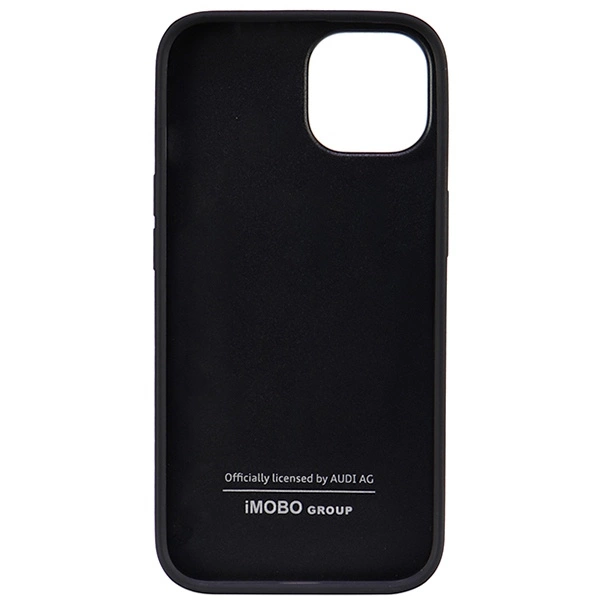 Audi Synthetic Leather iPhone 14 6.1" black/black hardcase AU-TPUPPCIP14-TT/D1-BKeng