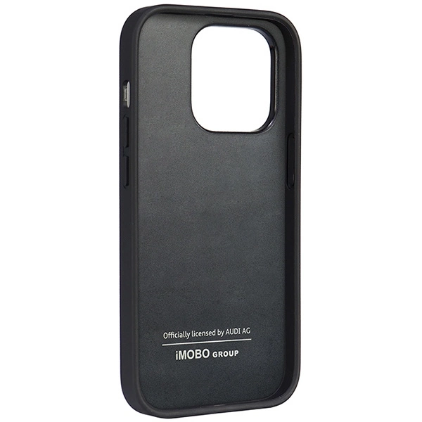 Audi Synthetic Leather iPhone 14 Pro 6.1" black/black hardcase AU-TPUPPCIP14P-TT/D1-BKeng