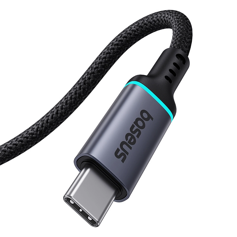 Baseus B0063370C111-00 USB-C - USB-C cable 4K 60Hz 100W 5A 10Gb/s 0.5m - blackeng