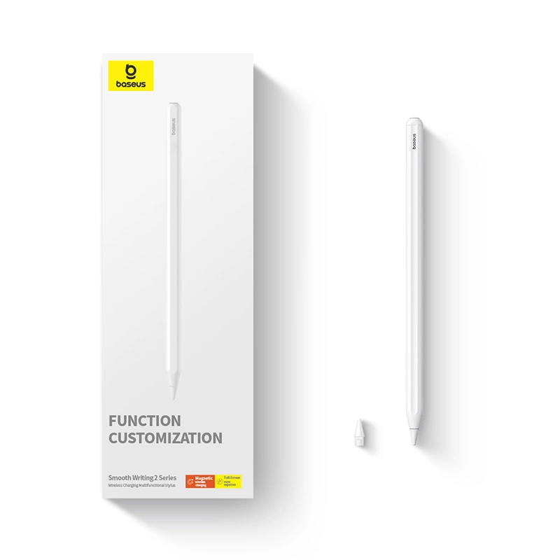 Baseus Smooth Writing 2 active tip stylus for iPad with replaceable tip - whiteeng