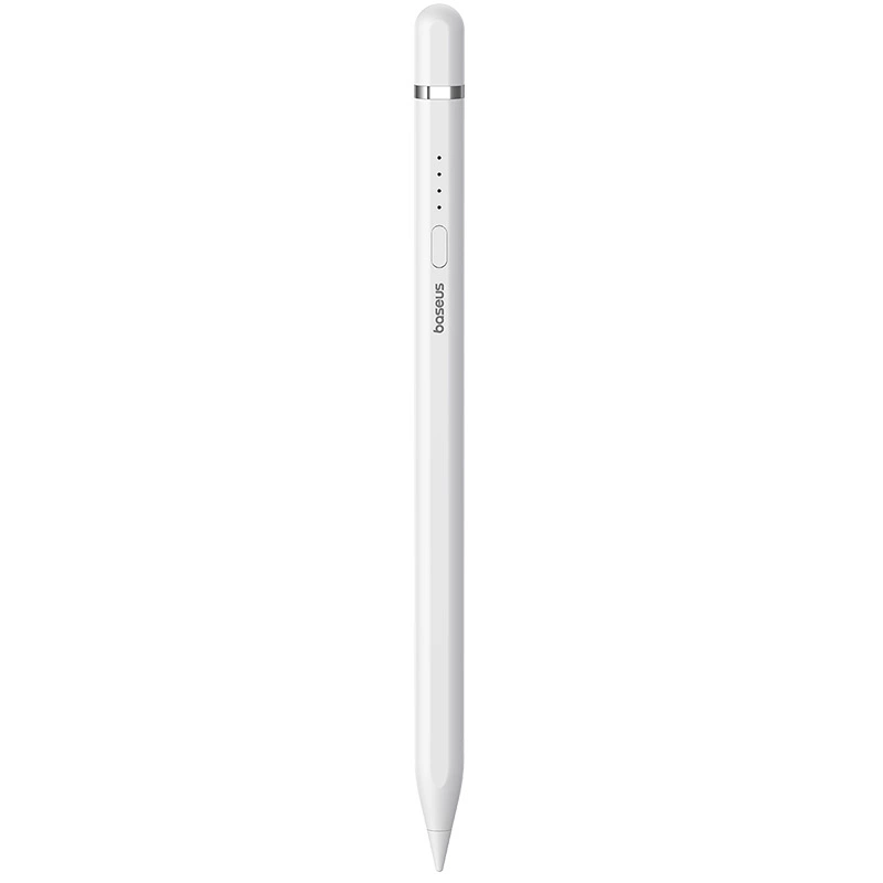 Baseus Smooth Writing 2 stylus with active tip for iPad + USB-A - Lightning cable and replaceable tip - whiteeng