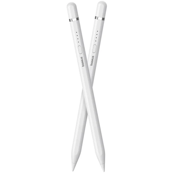 Baseus Smooth Writing 2 stylus with active tip for iPad + USB-A - Lightning cable and replaceable tip - whiteeng