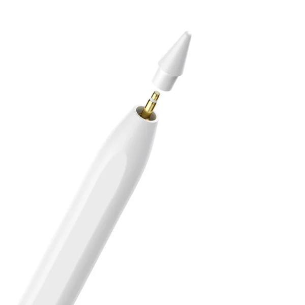 Baseus Smooth Writing 2 stylus with active tip for iPad + USB-A - Lightning cable and replaceable tip - whiteeng