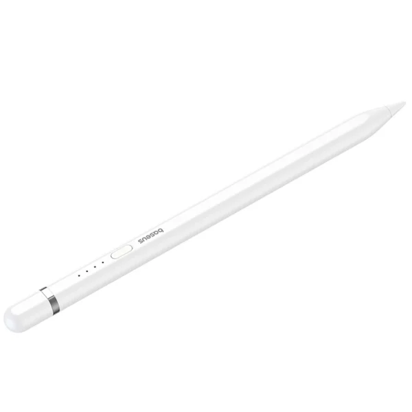 Baseus Smooth Writing 2 stylus with active tip for iPad + USB-A - Lightning cable and replaceable tip - whiteeng