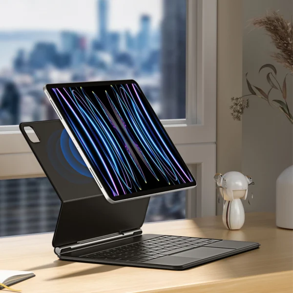 Dux Ducis Keyboard (MK Series) Case with Bluetooth Keyboard for iPad Pro 12.9" 2020-2022 - Blackeng