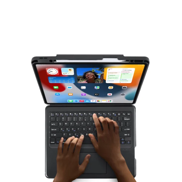 Dux Ducis DK Series Bluetooth Keyboard Case for Apple iPad Pro 12.9 (2020/2021/2022) - Blackeng