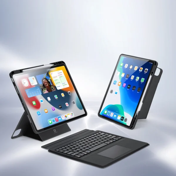 Dux Ducis DK Series Bluetooth Keyboard Case for Apple iPad Pro 12.9 (2020/2021/2022) - Blackeng