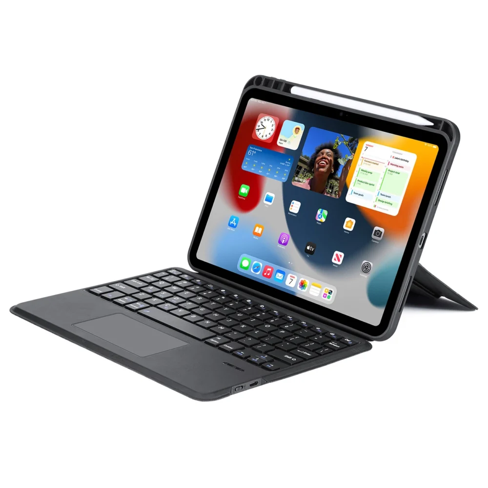 Dux Ducis DK Series Bluetooth Keyboard Case for Apple iPad 10 (2022) - Blackeng