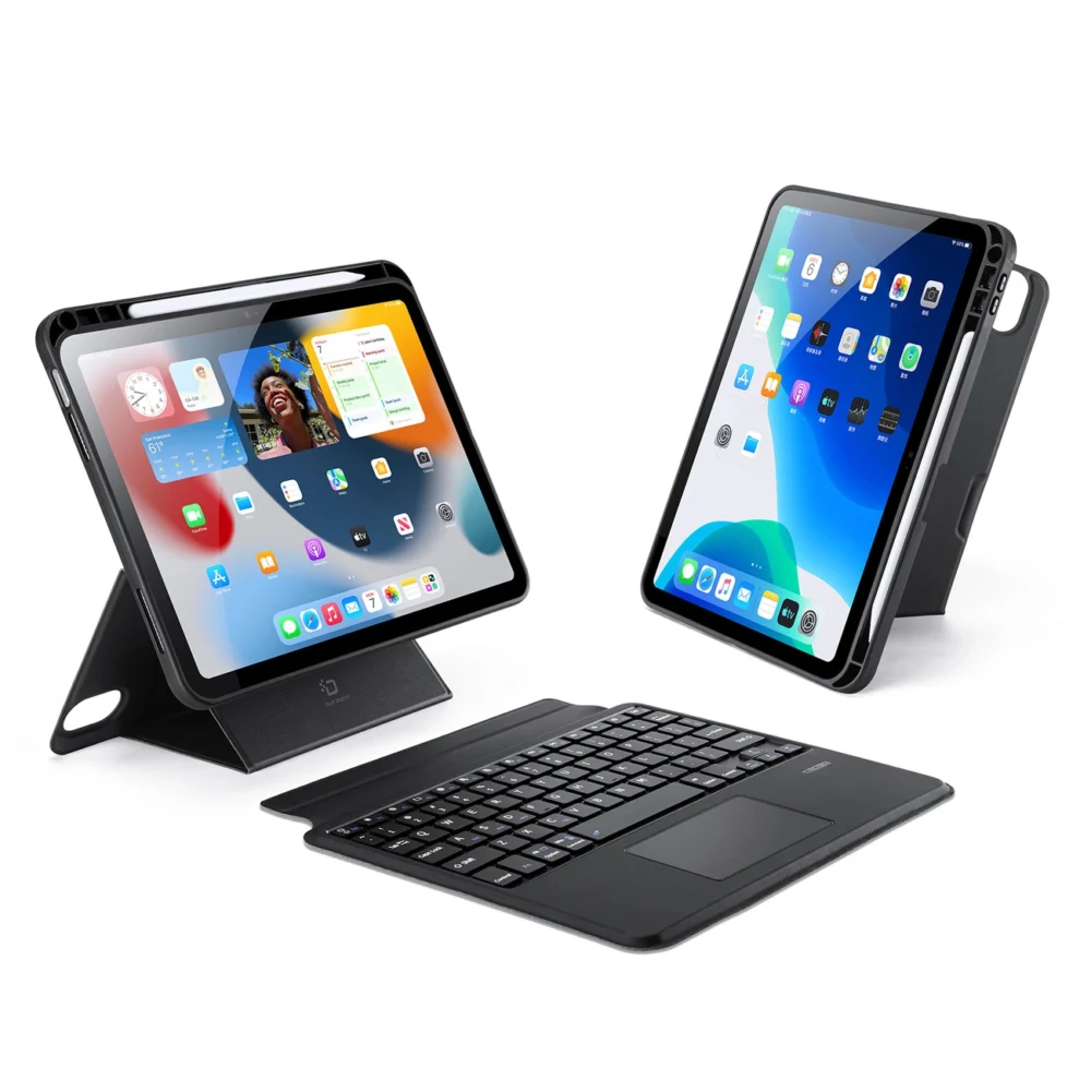 Dux Ducis DK Series Bluetooth Keyboard Case for Apple iPad 10 (2022) - Blackeng