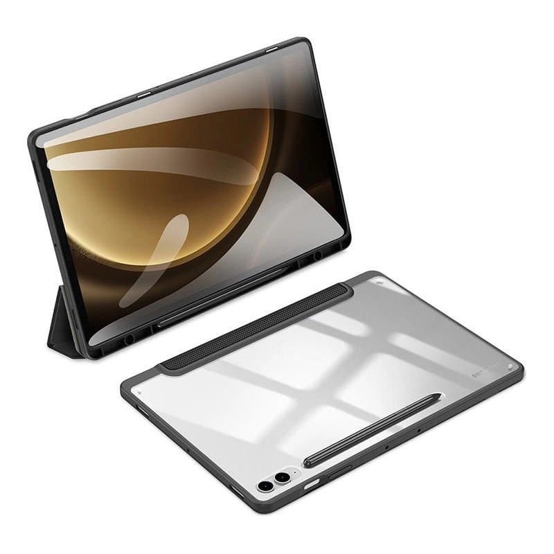 Dux Ducis Toby case with flip stand for Samsung Galaxy Tab S9 FE Plus - blackeng